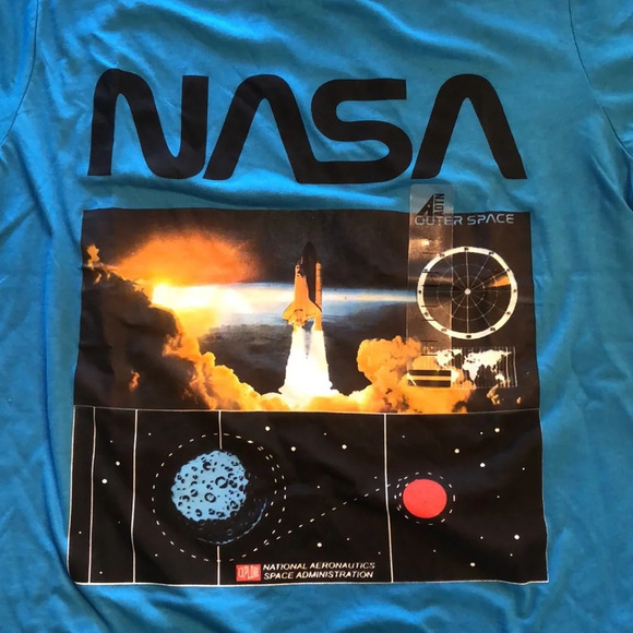 NASA OUTER SPACE Tee Shirt - Picture 2 of 5